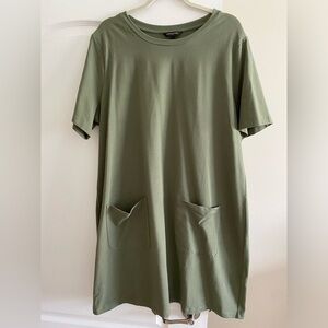 Banana Republic Tshirt dress XXL Olive Green